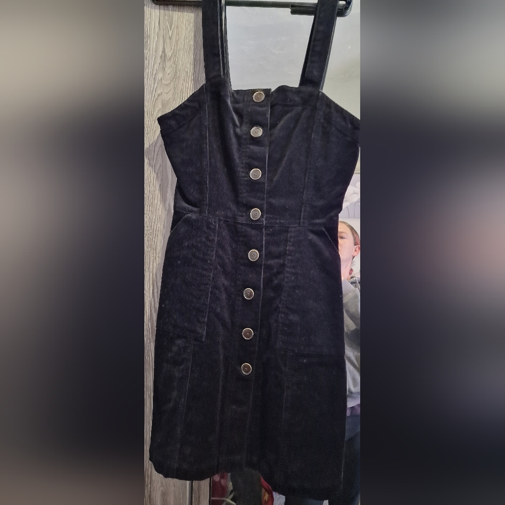 Denim dress black - Picture 1 of 4